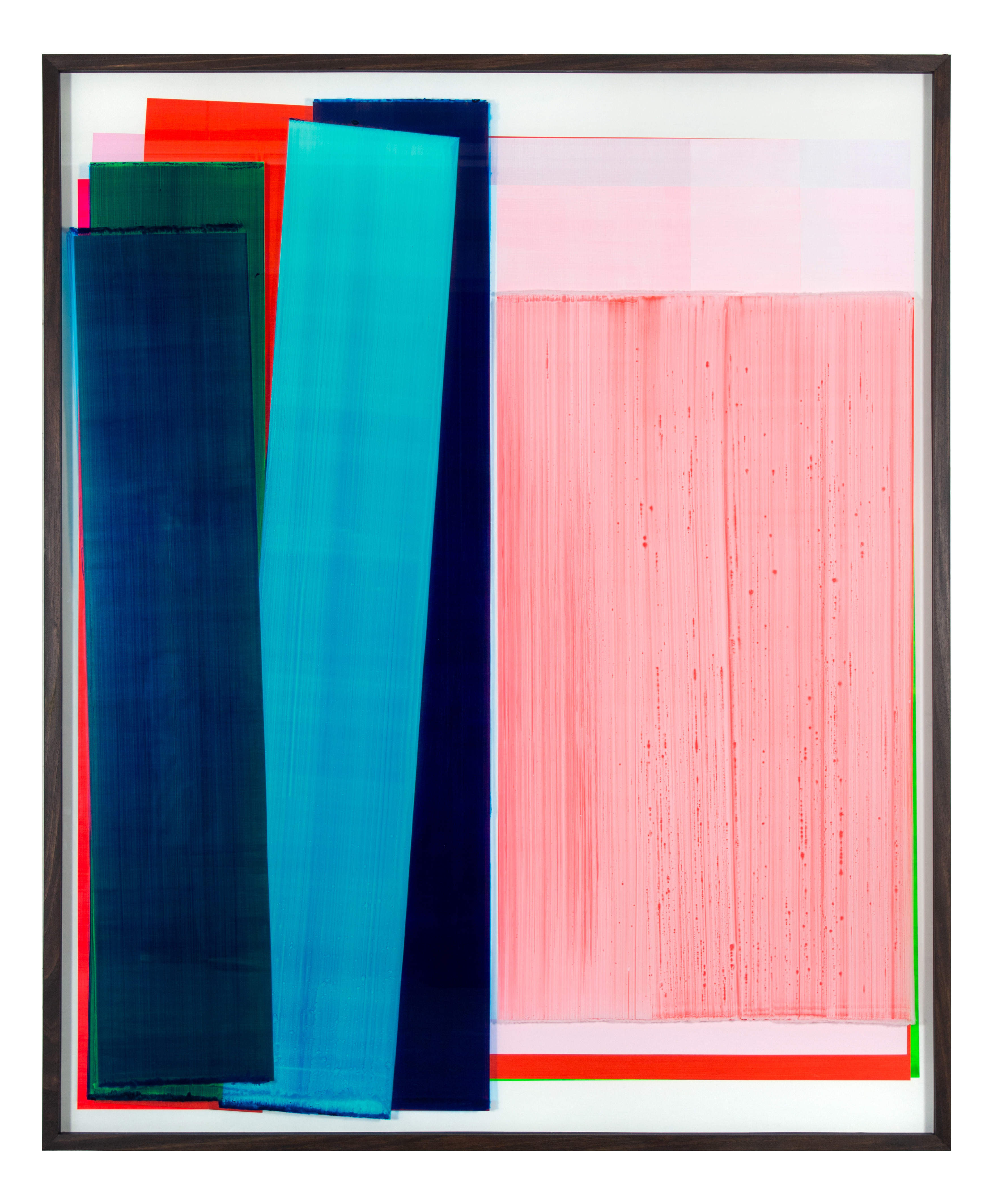 The Turns (We-Took); 2022; 200x165cm, acrylic behind glass acrylic and varnish on wood