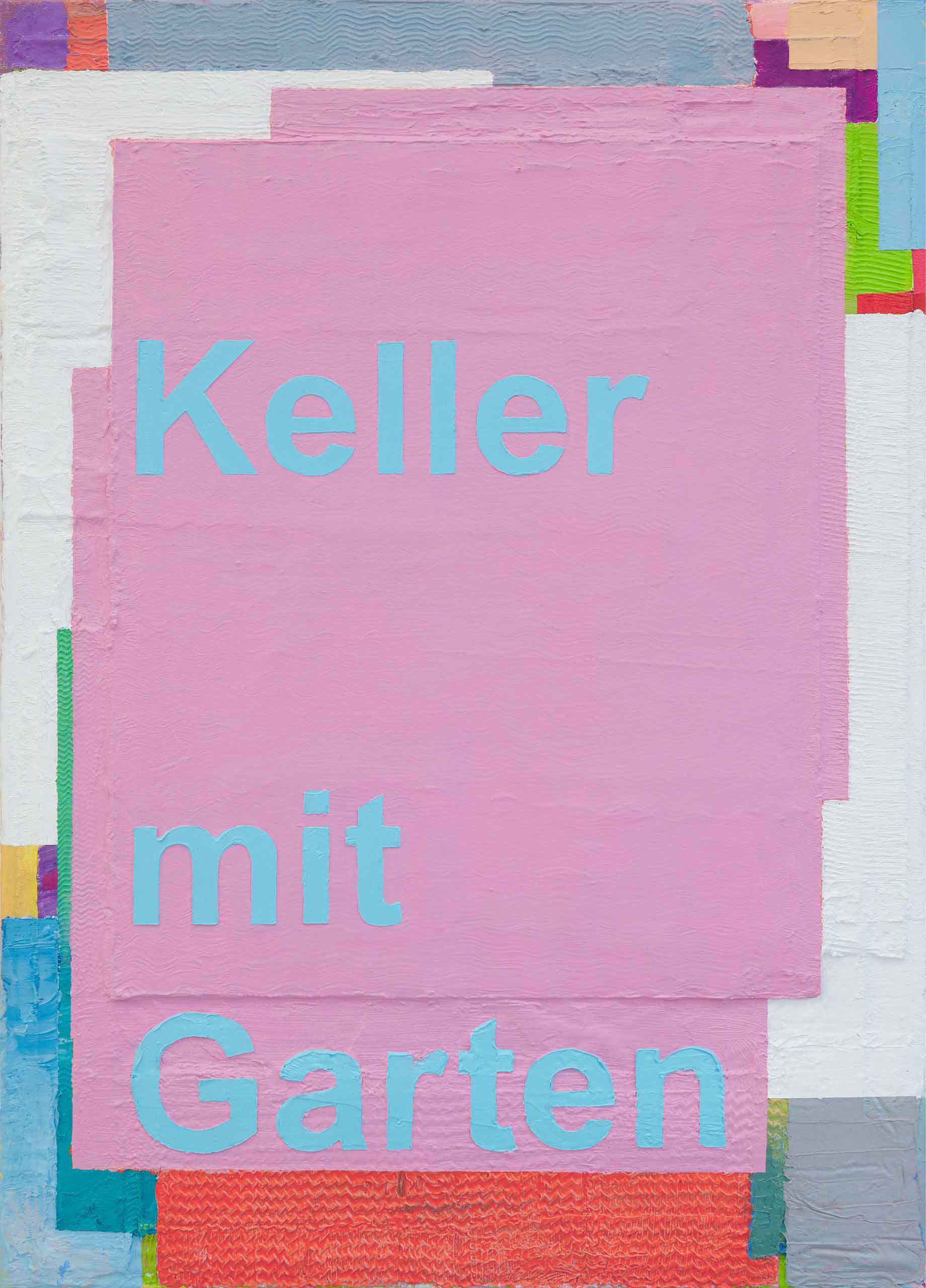 Keller mit Garten - 2021, 70 x 50 cm