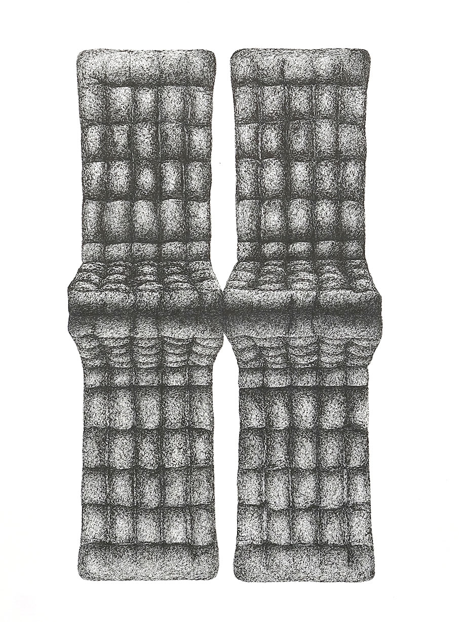 o.T., 41 x 31 cm, Fineliner auf Papier, 2020