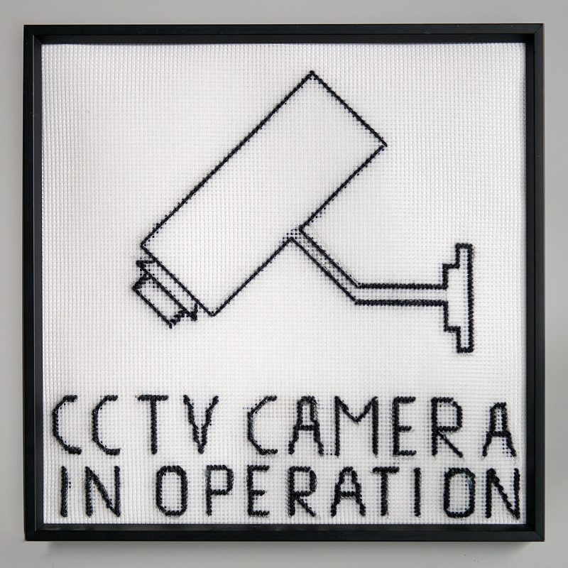 "CCTV" 2014; 24 x 28 cm