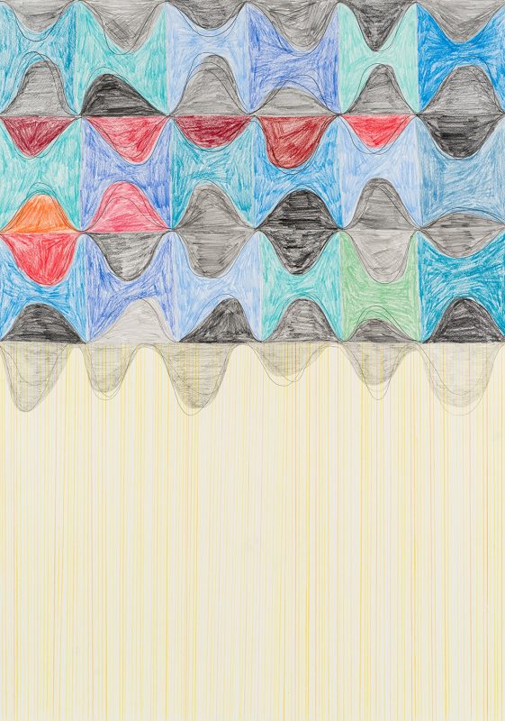 Techcenter, 2019 - Bleistift, Farbstift - 60 x 85 cm