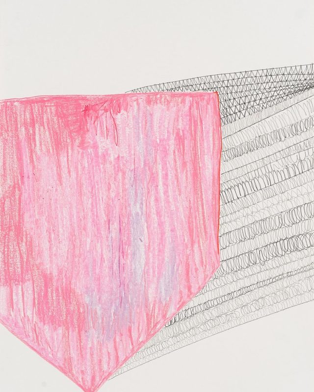 o.T. - Bleistift, Farbstift - 60 x 85 cm