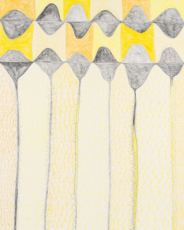 o.T. - Bleistift, Farbstift - 60 x 85 cm