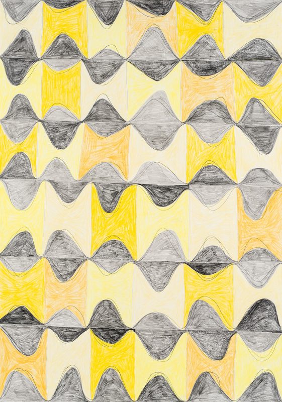 o.T. - Bleistift, Farbstift - 60 x 85 cm