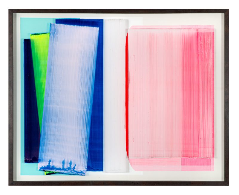 Teen Town; 2022; 80 x 100 cm, acrylic behind glass acrylic and varnish on wood