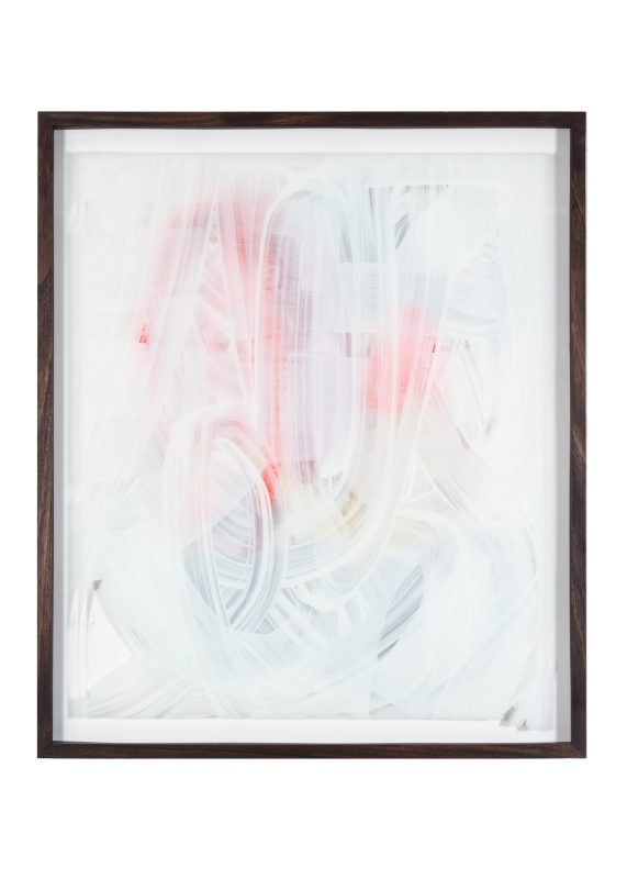 The Check In; 2014; 110 x 95 cm, acrylic behind glass acrylic and varnish on wood