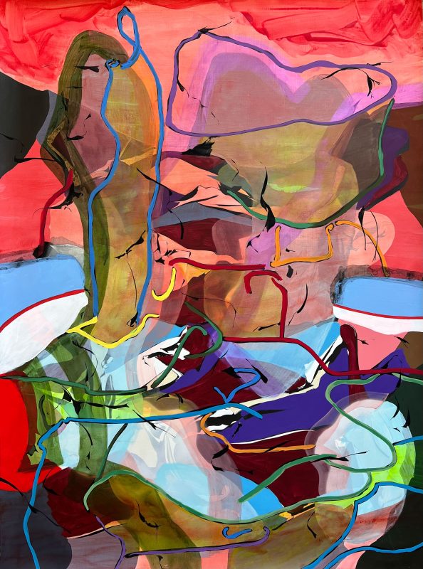Reservoir | 84 x 64 cm | Acryl auf Leinwand | 2024