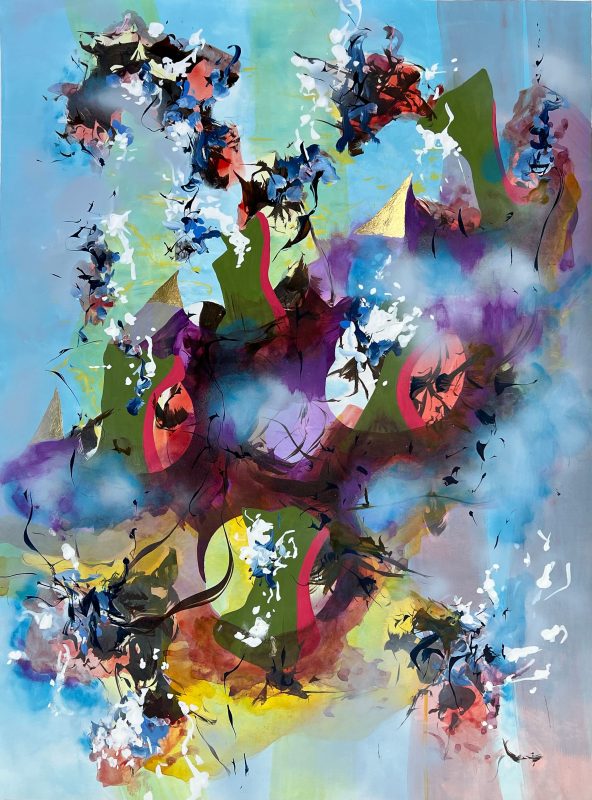 Beatiful Buzz | 84 x 64 cm | Acryl auf Leinwand | 2024