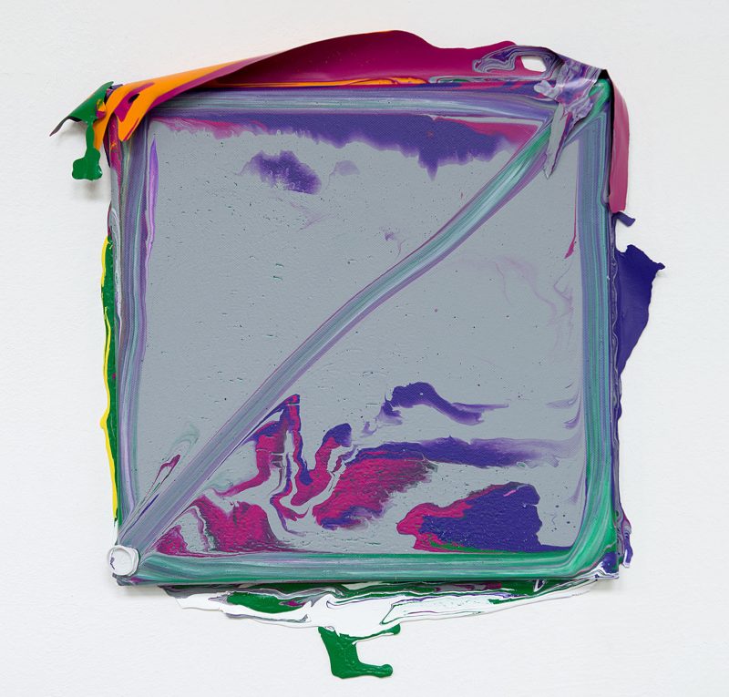 "Vermahlung 66&quot - 2013; 30 x 30 cm