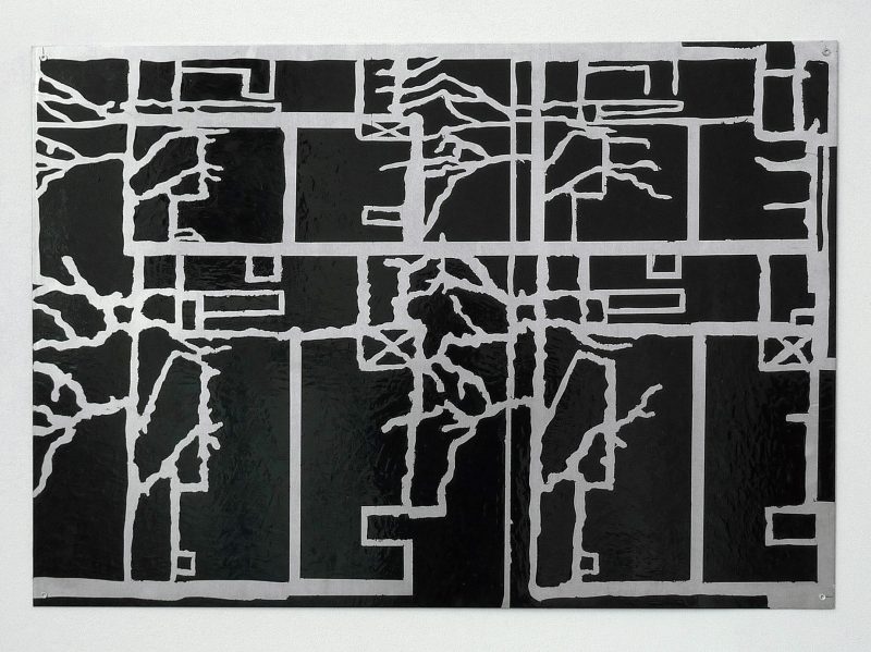 house in branches; 2008; 70 x 100 cm