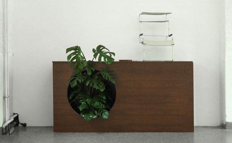 "happy growing" 2013; 174 x 200 x 57 cm