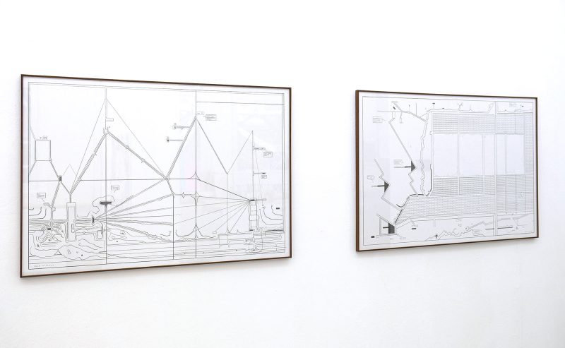 o.T., 2002; Graphit auf Baumwollpapier; 80x120 cm