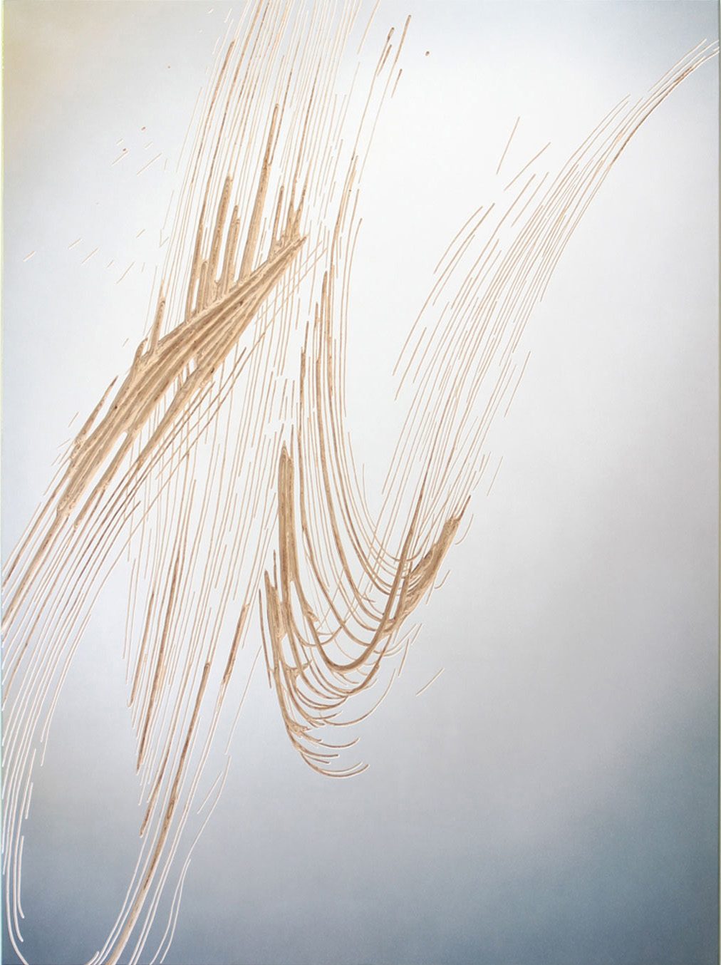 2017 o.T.  190 x 140 x 4 cm fade broom