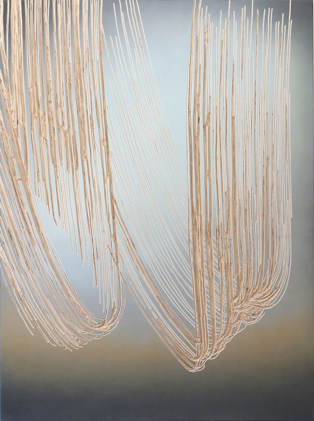 2017 o.T.  190 x 140 x 4 cm  fade broom
