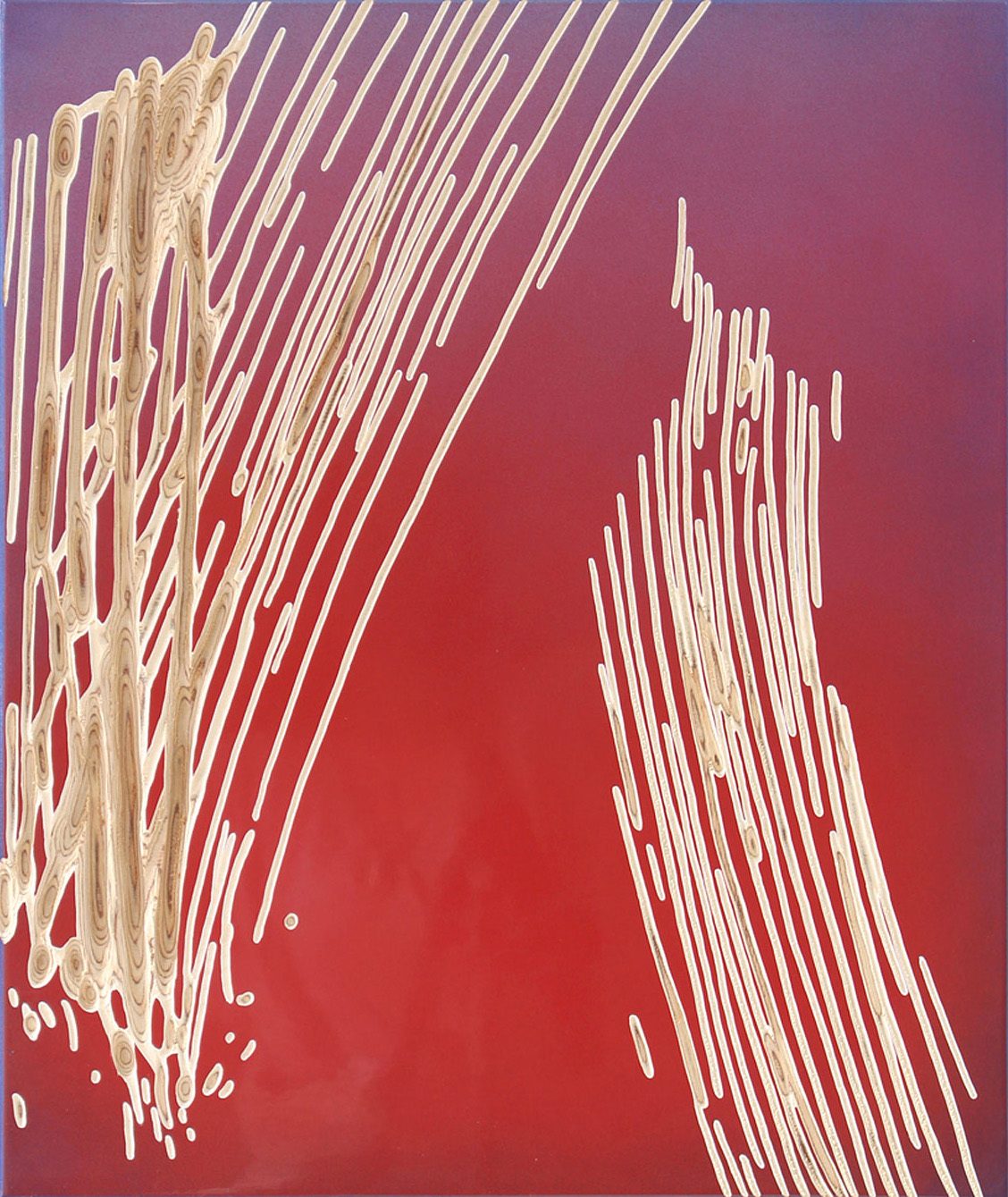 2016 oT  57 x 48x 4 cm fade broom